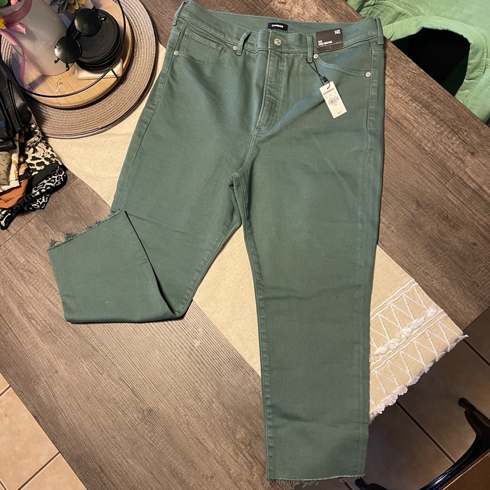 Express Slim Super High Rise Jeans